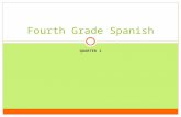 Fourth Grade Spanish
