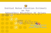 Initial Rotor Position Estimation for Sensorless Brushless DC Drives