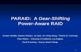 PARAID:  A  Gear-Shifting Power-Aware RAID