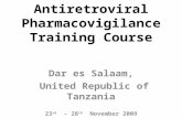 Antiretroviral Pharmacovigilance Training Course