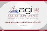 Integrating Geospatial Data with STK