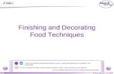 Finishing and Decorating Food Techniques