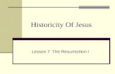 Historicity Of Jesus