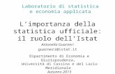 L’importanza della statistica ufficiale: il ruolo dell’Istat
