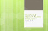 Reac 3 h Hub Network Training Resources