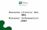 Governo clinico dei MMG Ritorni Informativi 2009