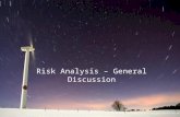 Risk Analysis – General Discussion
