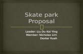 Skate park Proposal