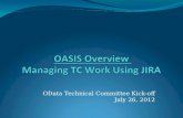 OASIS Overview  Managing TC Work Using JIRA