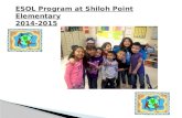 ESOL Program at  Shiloh Point Elementary 2014-2015