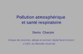 Pollution atmosphérique  et santé respiratoire