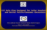 CIT Role Play Designed for Safer Resolutions      and Better Police/Consumer Encounters