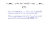Some revision websites to test you.