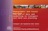 Demographic and travel patterns