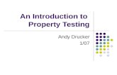 An Introduction to  Property Testing