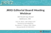 JRRD Editorial Board Meeting Webinar