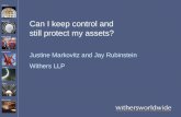 Can I keep control and  still protect my assets?