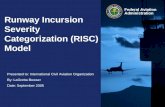 Runway Incursion Severity Categorization (RISC) Model