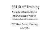 EBT Staff Training