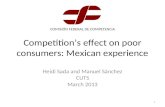 Competition’s effect on poor consumers: Mexican experience