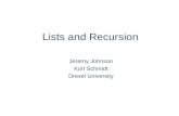 Lists and Recursion