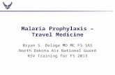 Malaria Prophylaxis – Travel Medicine