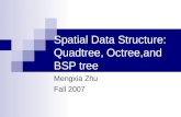 Spatial Data Structure: Quadtree, Octree,and BSP tree
