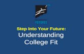 Step Into Your Future:  Understanding  College  Fit