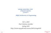 EENG 449b/CPSC 439b  Computer Systems Lecture 6   ARM Architecture & Programming