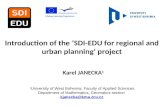 Introduction of the  ‘ SDI-EDU for regional and urban planning‘ project