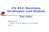 CS 453: Business Strategies and Models Fall 2007