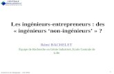 Les ingénieurs-entrepreneurs : des « ingénieurs ‘non-ingénieurs’ » ?