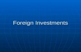 Foreign Investments