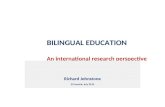 BILINGUAL EDUCATION An international research perspective