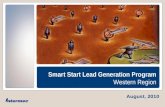 Smart Start Lead Generation Program Western Region