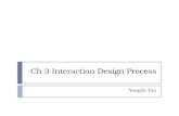 Ch  3 Interaction Design Process