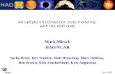 An update on convection zone modeling  with the ASH code
