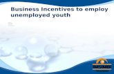 Business Incentives to employ unemployed youth