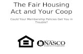 The Fair Housing Act and Your Coop