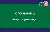 CFO Training