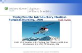 Timby/Smith:  Introductory Medical-Surgical Nursing, 10/e                 01/16  Pg 625