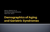Demographics of Aging  and Geriatric Syndromes