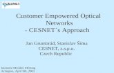 Customer Empowered Optical                   Networks        - CESNET´s Approach