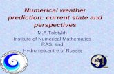 Numerical weather prediction: current state and perspectives