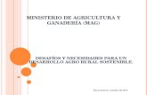 MINISTERIO DE AGRICULTURA Y GANADERÍA (MAG)
