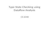 Type-State  Checking using Dataflow Analysis