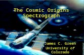The Cosmic Origins Spectrograph