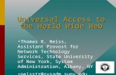 Universal Access to the World Wide Web