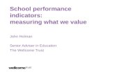 School performance indicators:  measuring  what we value