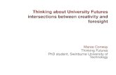 Thinking about University Futures intersections between creativity and foresight